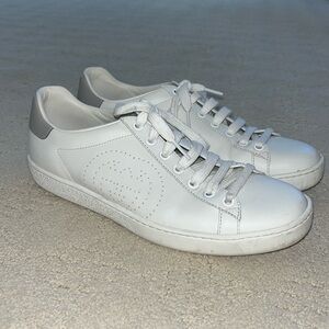 White Gucci Logo Sneaker